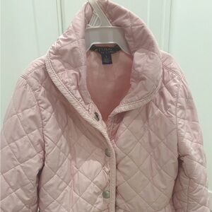 Quilted Pink Hooded Jacket